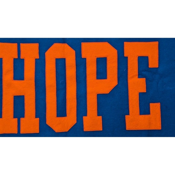 Hope College RARE 1950s Chipenco Banner Flag Chicago Pennant Company 31"x 67" - Picture 4 of 16